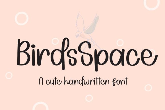 Birdsspace: A Charming Handwritten Typeface for Digital Creatives