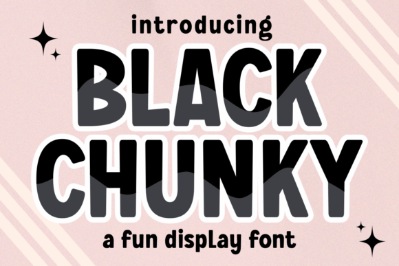 Black Chunky: A Bold Statement in Display Typography