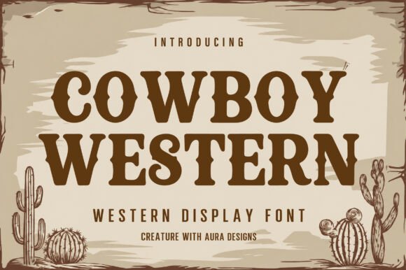 Cowboy Western: The Bold Vintage Display Typeface