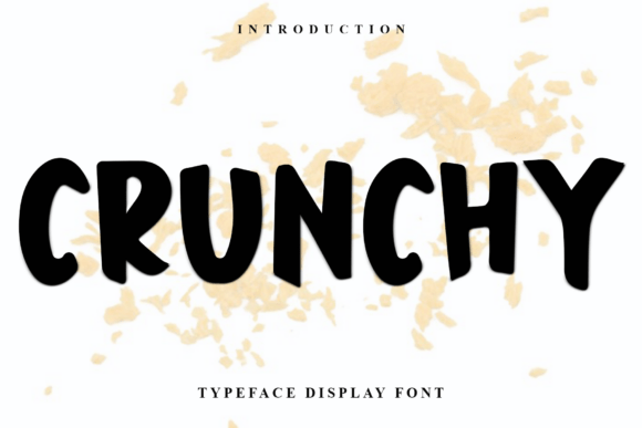 Crunchy: A Festive Typeface for Holiday Designs