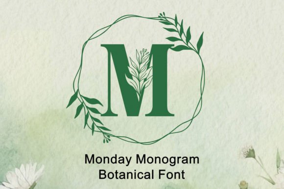 Discover the Elegance of Monday Monogram Font