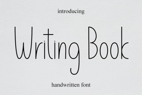Discover the Friendly Charm of Writing Book Font
