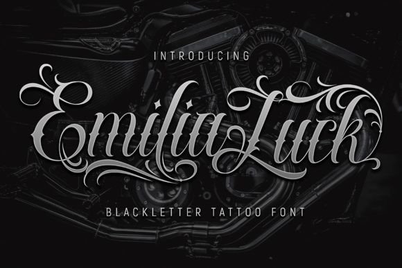 Emilia Luck: A Modern Blackletter Font for Creative Projects