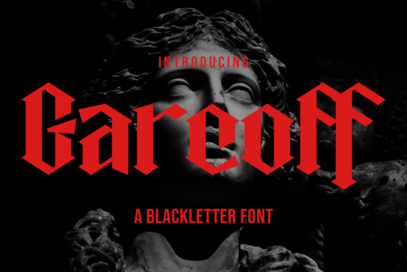 Garcoff: A Gothic Blackletter Font for Bold Designs
