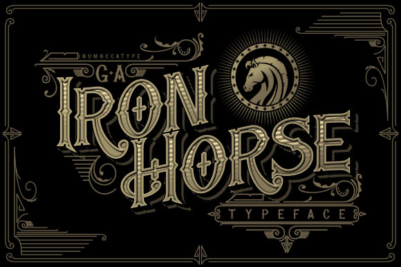 Iron Horse: A Bold Blackletter Typeface for Impact