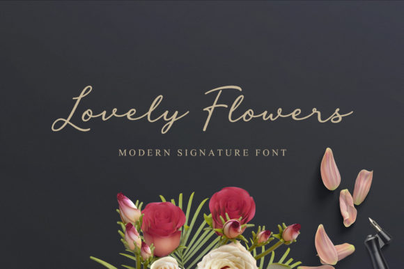 Lovely Flowers: The Script Font That Brings a Natural, Elegant Flow to Any Design