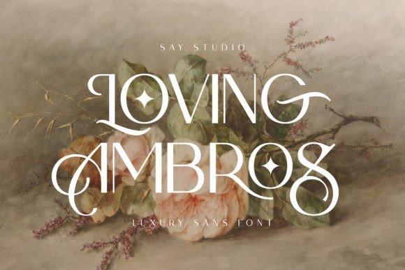 Loving Ambros: A Serif Font for Timeless Elegance