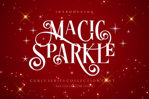 Magic Sparkle: A Playful Serif Font with a Magical Twist