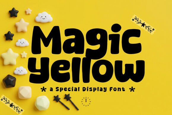 Magic Yellow: A Modern Font for Creative Projects