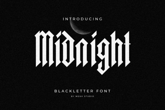 Midnight Blackletter: A Font of Gothic Elegance