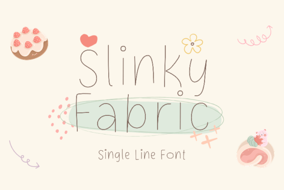 Slinky Fabric: Your Go-To Neat and Casual Font