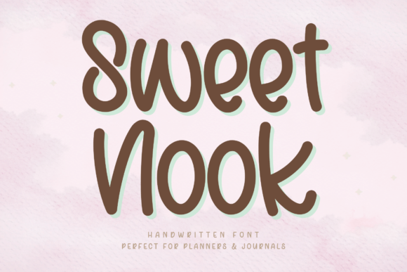 Sweet Nook: A Handwritten Font with Heart