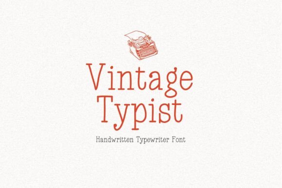Vintage Typist: A Font with Authentic Character